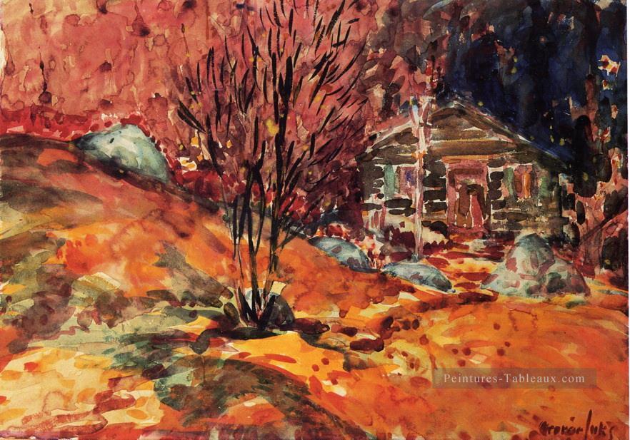 paysage d’automne George luks Peintures à l'huile